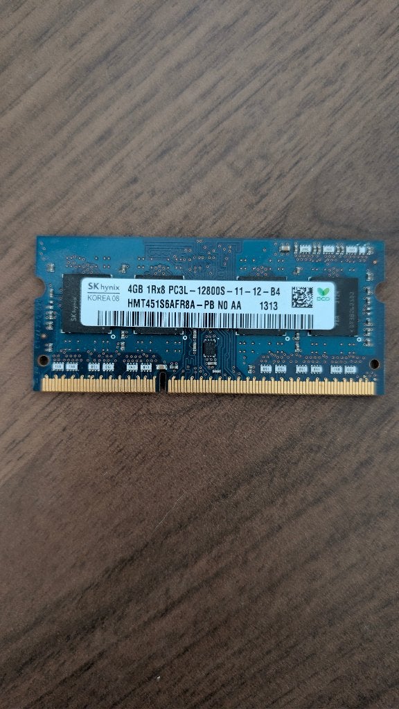 4 GB DDR3 RAM — 1600 MHz, Refurbished, DDR3, Ophalen of Verzenden, Laptop