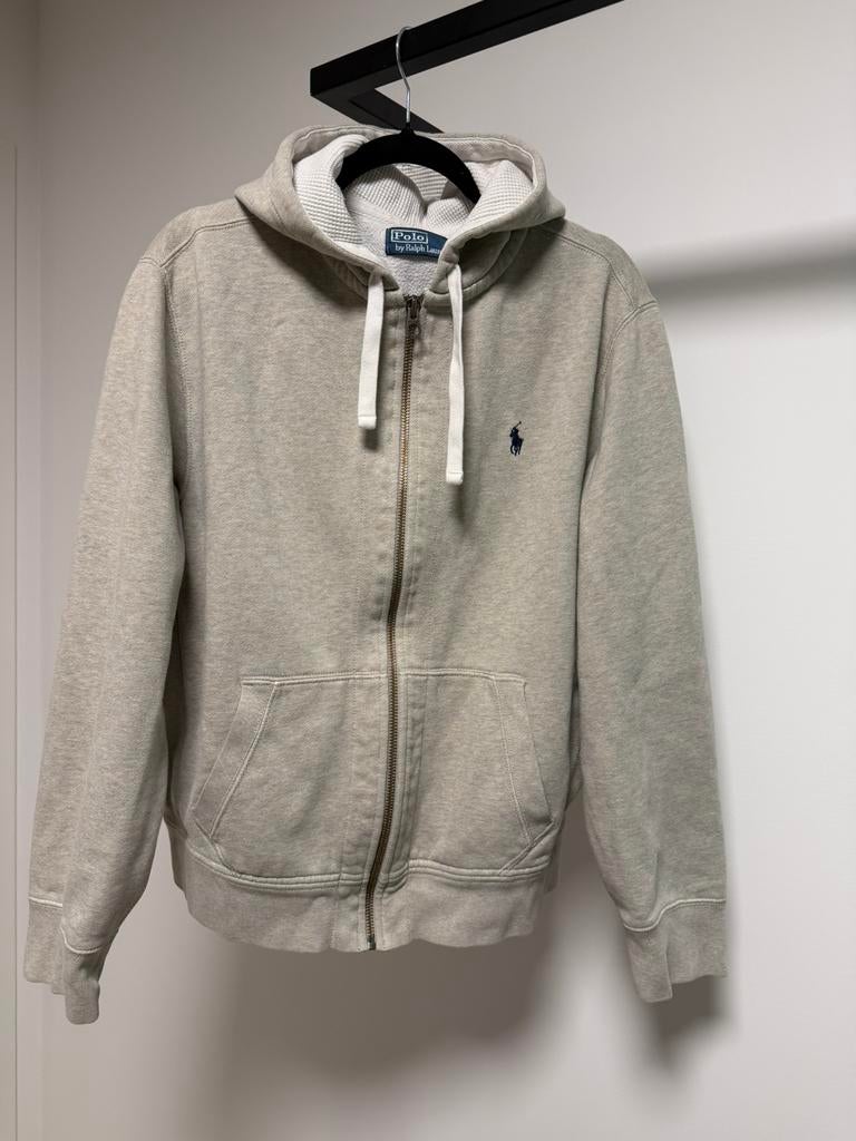 Gilet Ralph Lauren gris taille L, Enlèvement ou Envoi, Comme neuf, Taille 52/54 (L), Gris