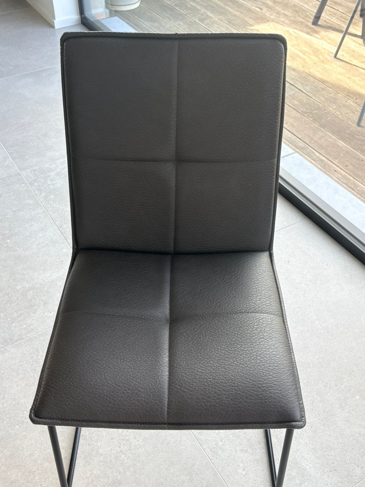 Lot de 8 chaises, Maison & Meubles, Enlèvement, Comme neuf, Brun