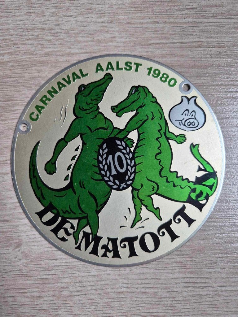 Carnaval medaille De Matotten 1980, Ophalen of Verzenden