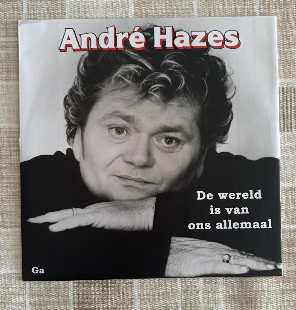 Andre Hazes - De Wereld Is Van Ons Allemaal (SV), Cd's en Dvd's, Vinyl | Nederlandstalig, 7 inch, 2020 tot heden, Ophalen of Verzenden