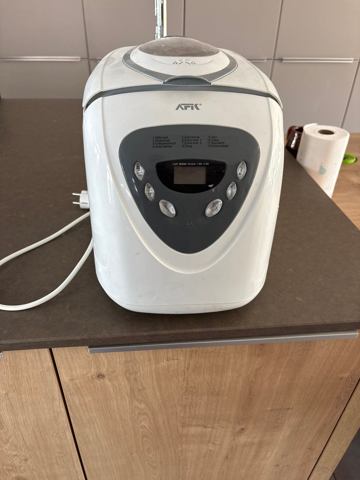 Machine à pain AFK - Pratique pour préparer du pain, Enlèvement, Comme neuf, Fenêtre transparente