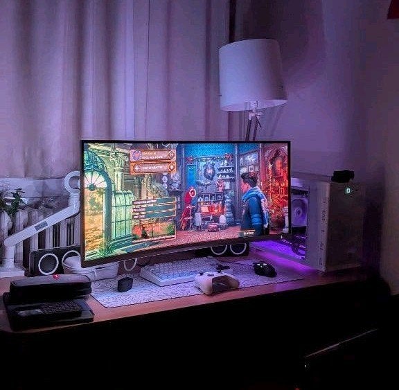 Philips Evnia 1440p Ultrawide OLED Curved Monitor + Arm, Philips, Minder dan 1 ms, Overige typen, HDMI