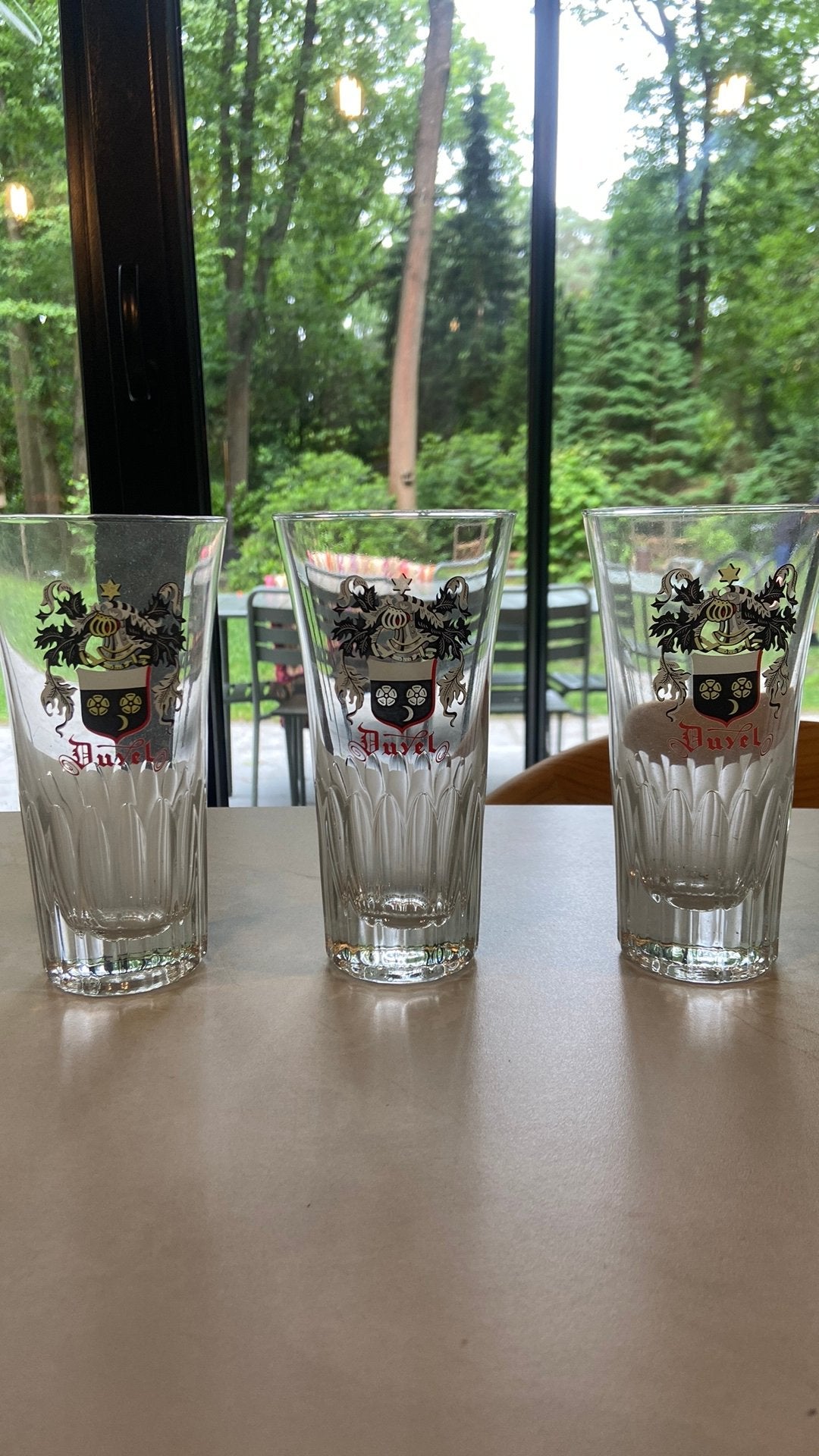 3 oude duvel glazen, Enlèvement ou Envoi, Comme neuf