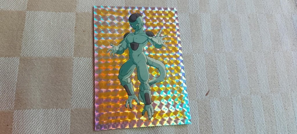 dragonball z kaart glitter Frieza final form, Ophalen of Verzenden, Nieuw, Losse kaart