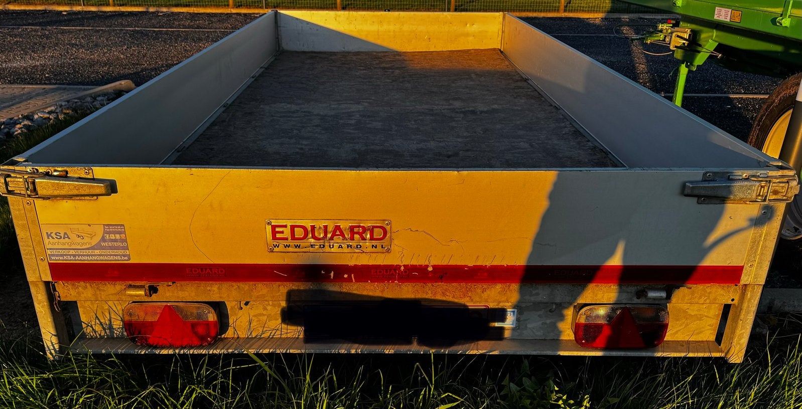 Remorque freiné  Eduard 2700kg, Ophalen, Zo goed als nieuw