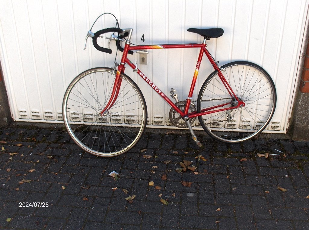 retro koersfiets peugeot, Autres marques, Frein sur jante, Acier, Enlèvement