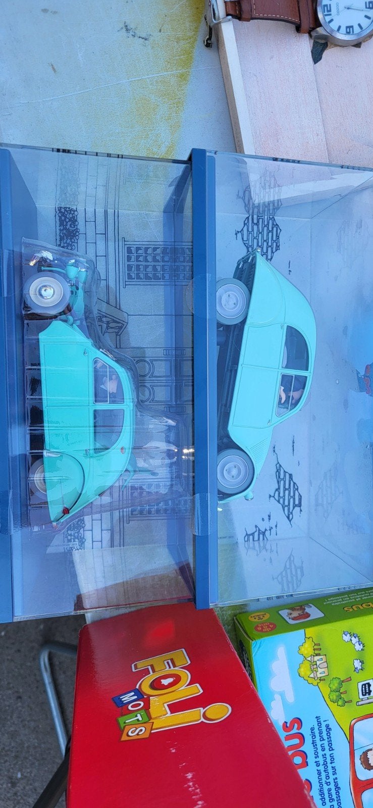 2cv tintin collection hachette, Enlèvement