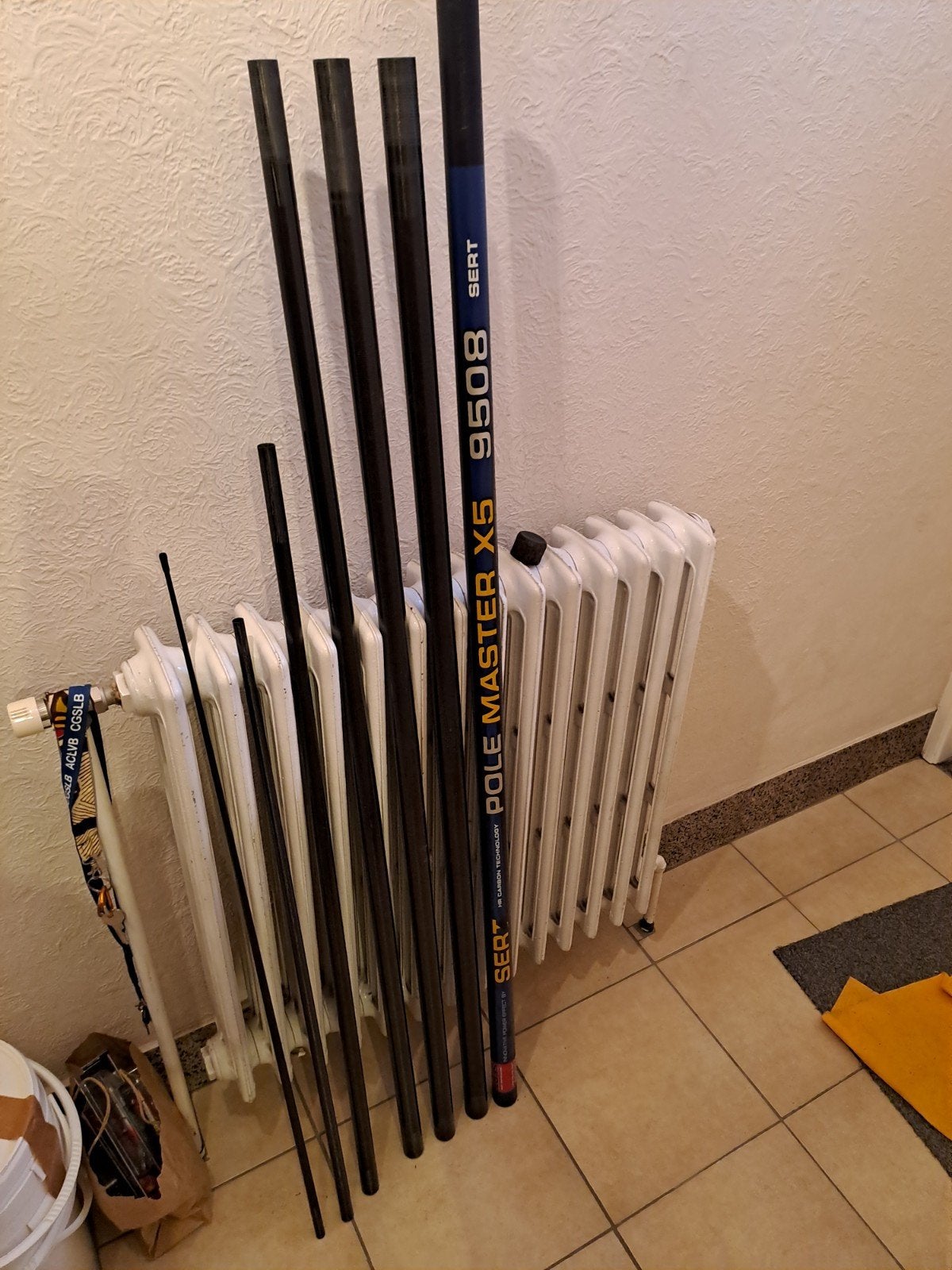 Master Set wandelstok van 9,5 M, Ophalen, Gebruikt, Vaste hengel