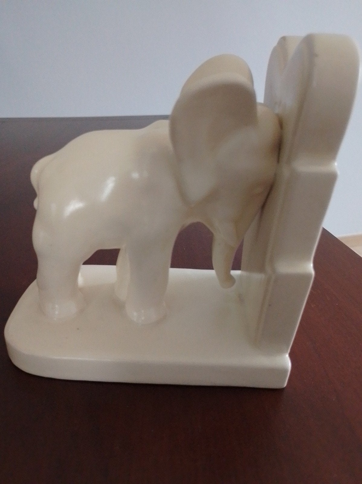 Art deco olifant/boekensteun, Ophalen of Verzenden