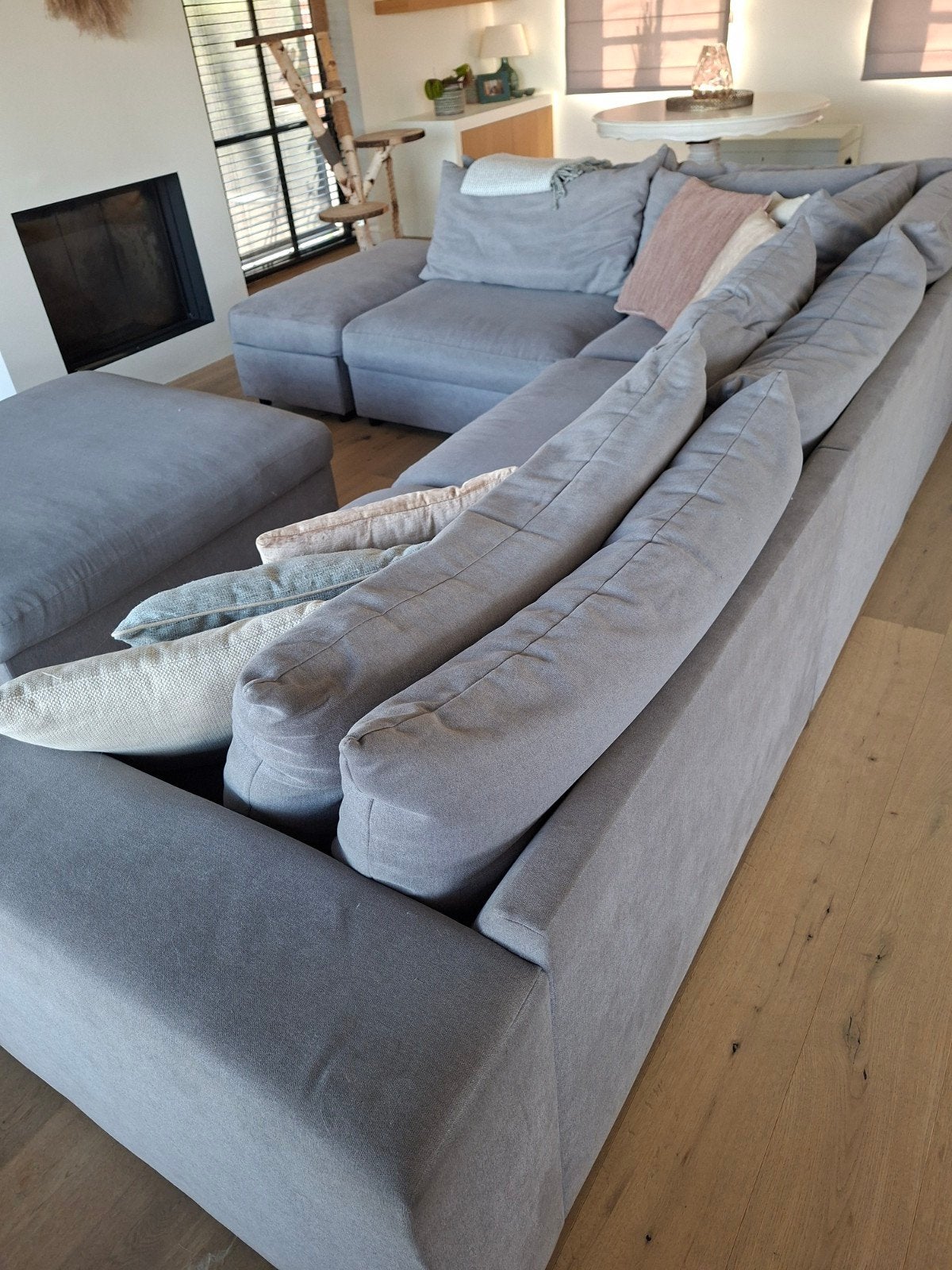 Hoeksalon Dolphin Grijs, Ophalen