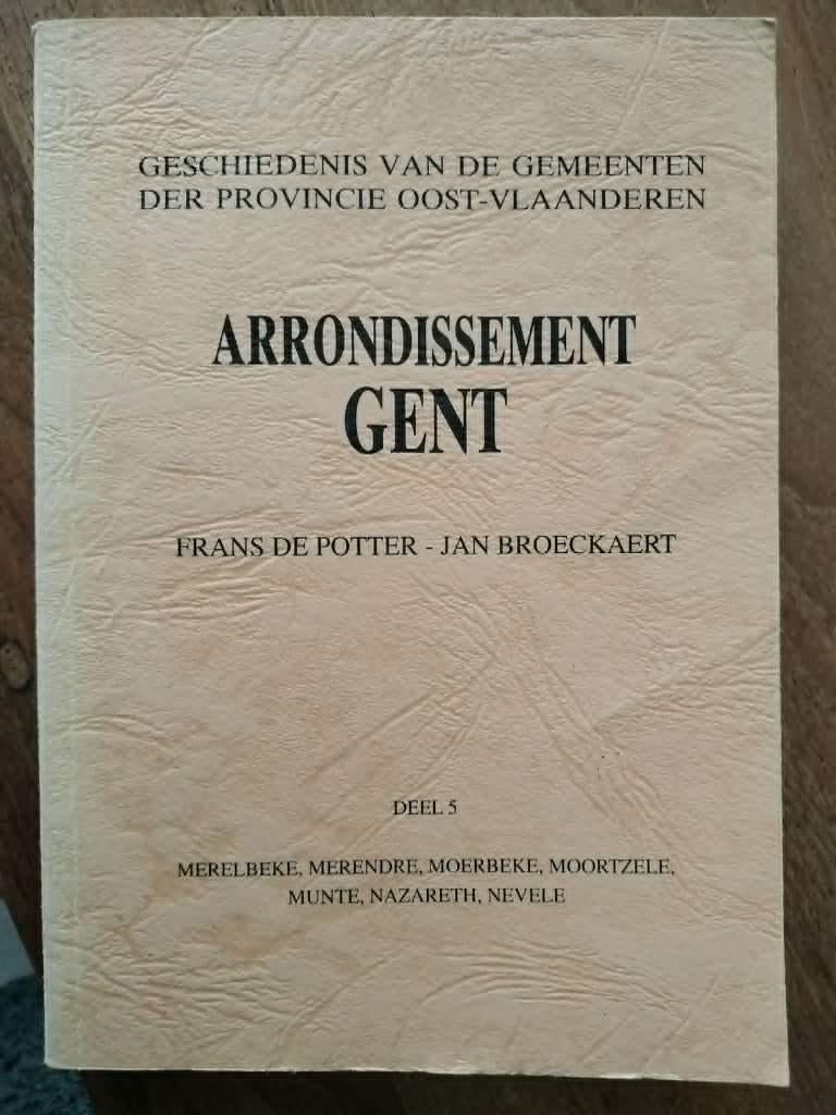 Boek: Geschiedenis van de gemeenten Oost-Vlaanderen (Deel 5), Ophalen of Verzenden, Zo goed als nieuw