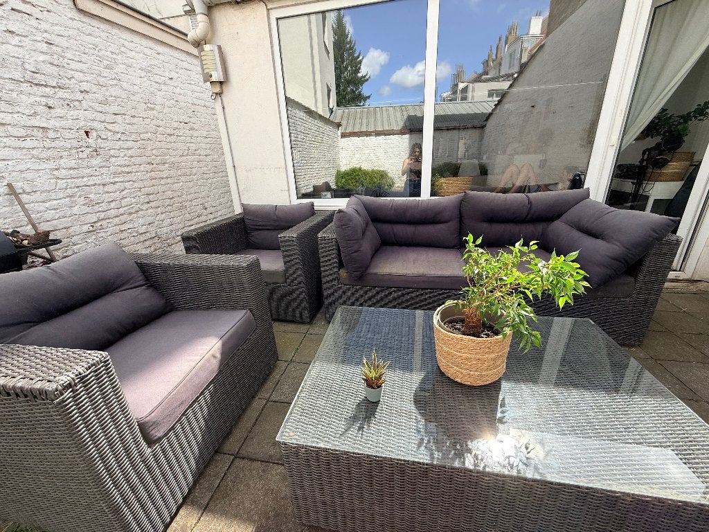 Salon de jardin 5 places, Ophalen, Gebruikt, 5 zitplaatsen, Tuinset