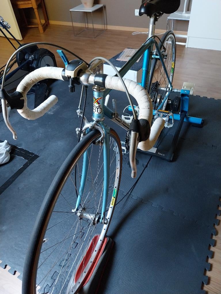 retro koersfiets + rollen – ideaal voor indoor training!, Ophalen, Gebruikt, Overige typen