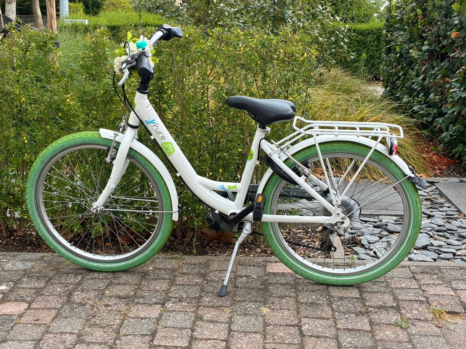 Kinderfiets meisjesfiets BFK 22 inch, Ophalen, Zo goed als nieuw, 22 inch, Versnellingen