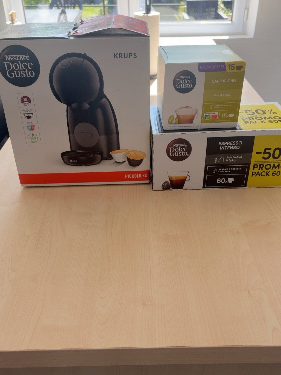 Machine a cafe Dolce Gusto + 3 boites a capsules, Ophalen, Zo goed als nieuw