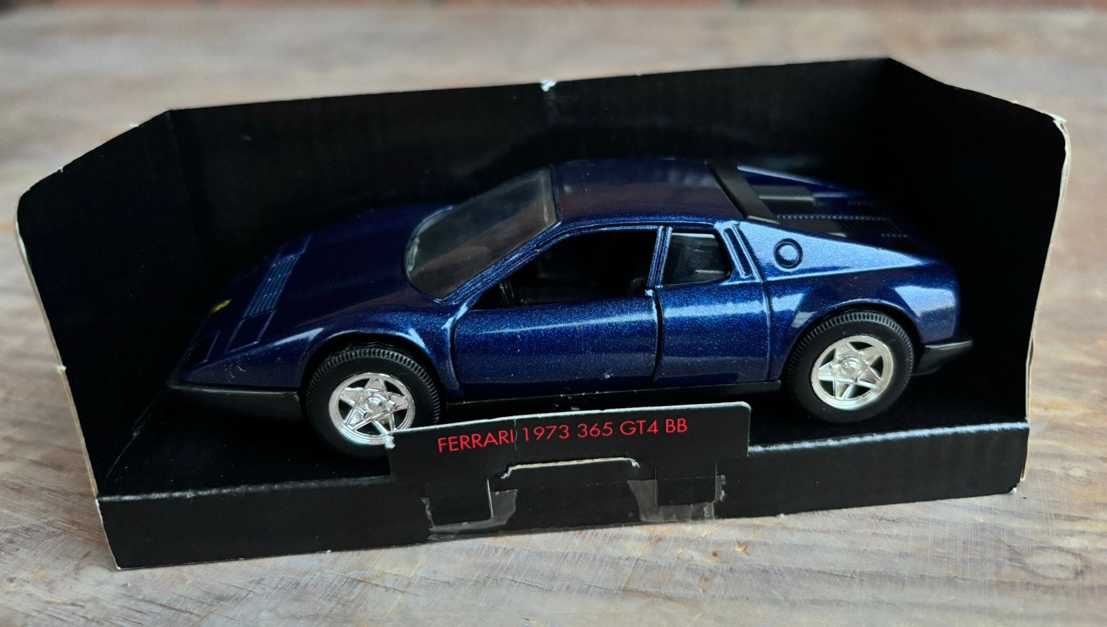 Ferrari 1973 365 GT4 BB - Shell Ferrari Collection - 1:43, Hobby en Vrije tijd, Ophalen of Verzenden, Zo goed als nieuw, Auto