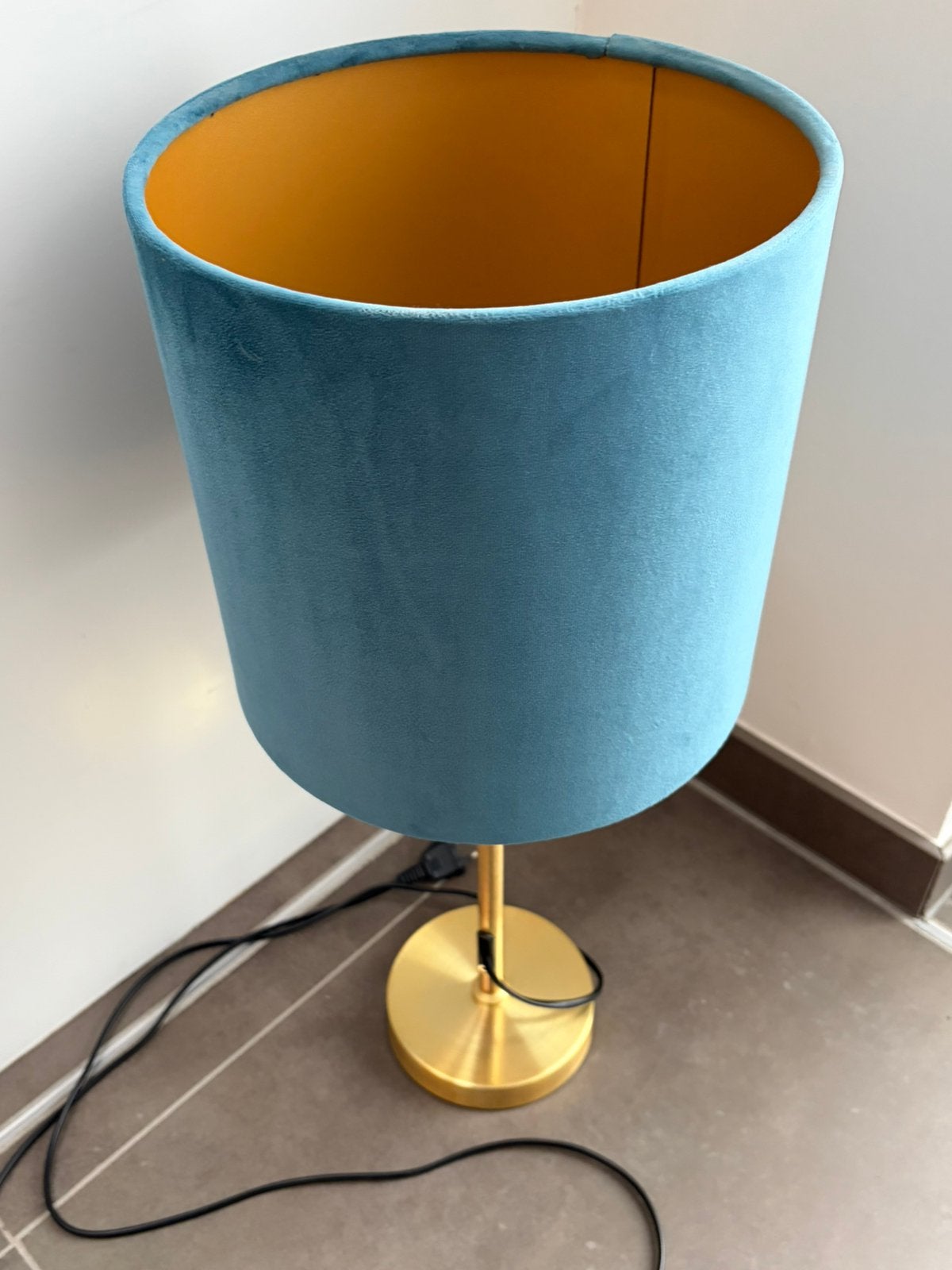 Tafellamp Qazoa, Blauw, Overige materialen, Overige typen, Gebruikt