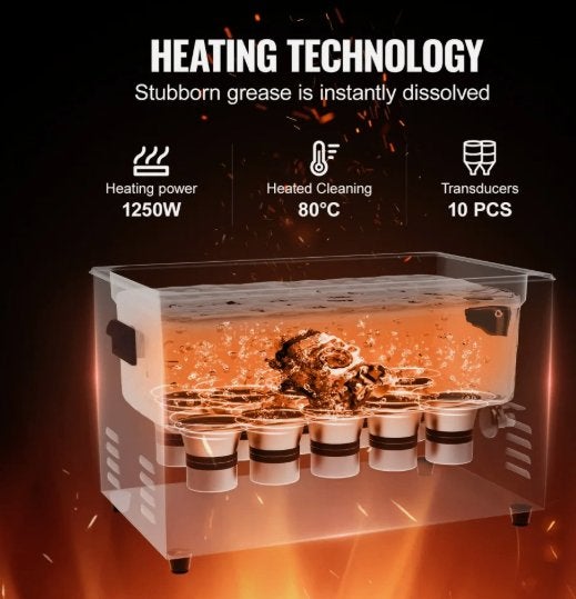 Ultrasoon reiniging, Doe-het-zelf en Bouw, Metalen, Ophalen, Nieuw, Overige metalen