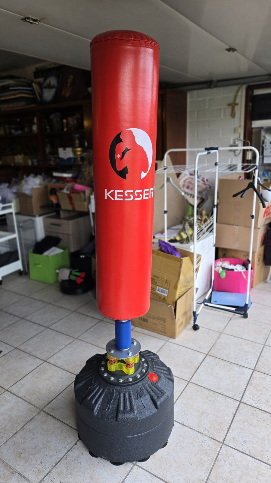 Sac de frappe autoportant KESSER, Enlèvement, Comme neuf, Sac de boxe