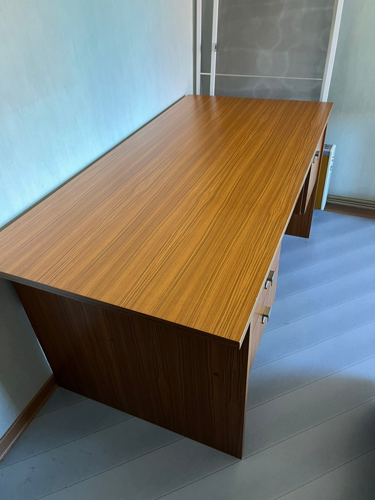 Bureau, Huis en Inrichting, Ophalen, Gebruikt, Hout, Schoolbureau