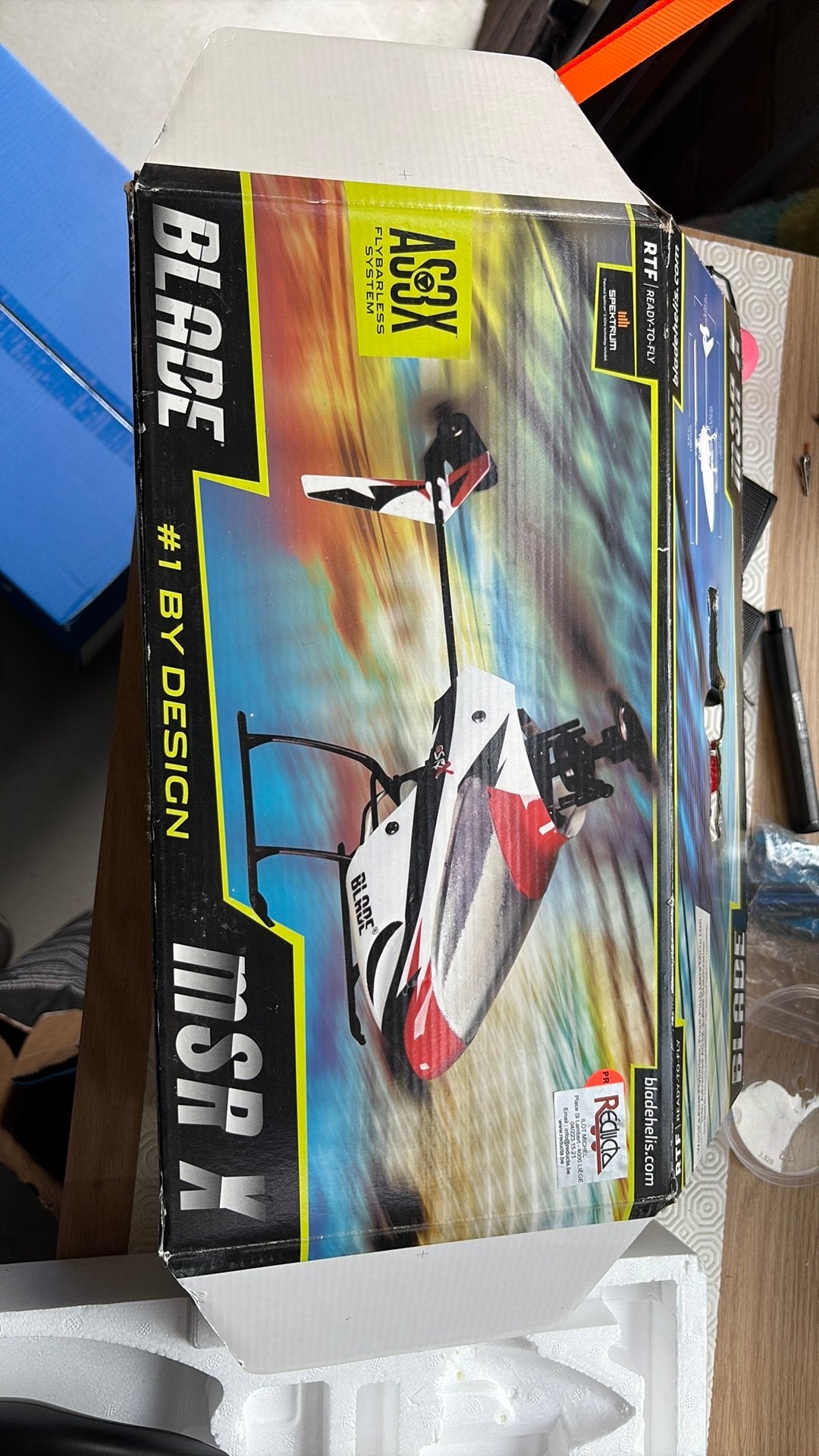 Hélicoptère télécommandé horizon Hobby MSR X, Enlèvement ou Envoi, Utilisé, Hélicoptère, Autres marques