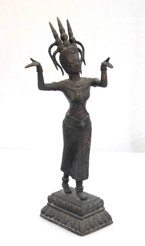 Cambodge statuette danseuse apsara F277, Antiquités & Art, Enlèvement ou Envoi