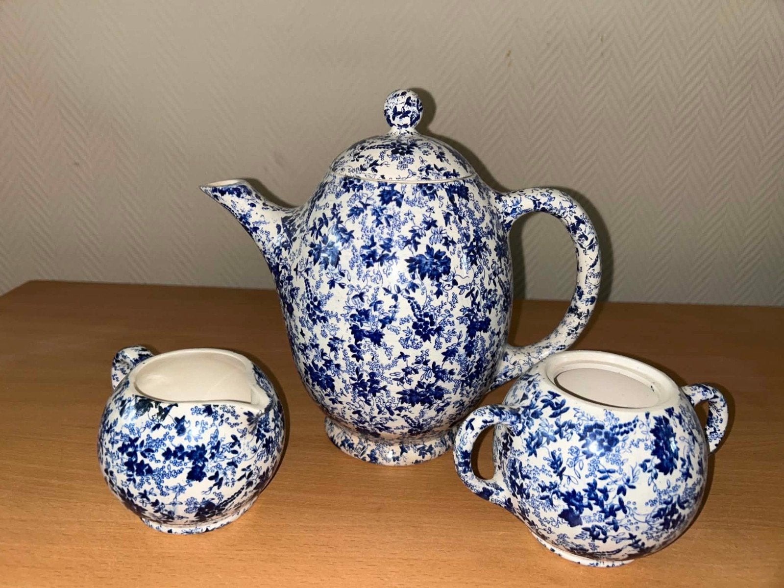 Nimy aardewerk thee- of koffieset - model Pompadour, Ophalen of Verzenden