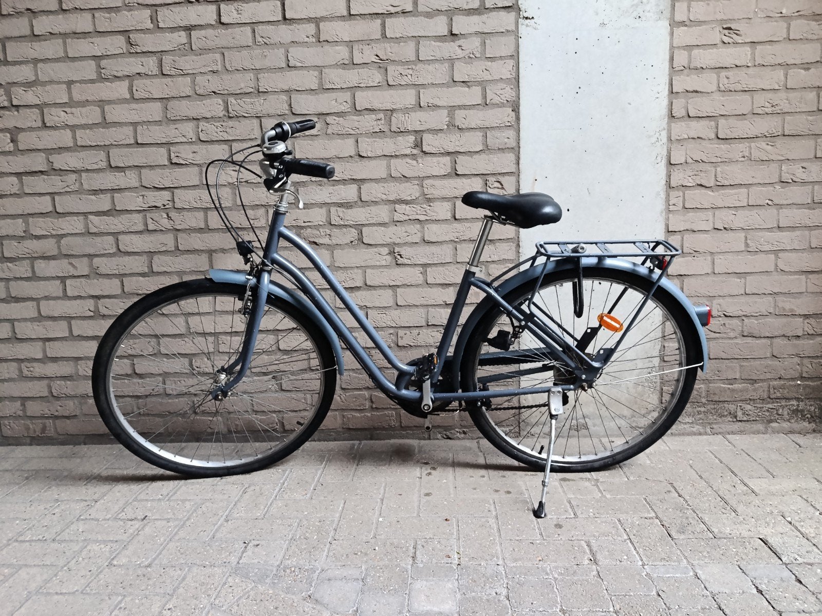 Decathlon ELOPS 520 met laag frame, Fietsen en Brommers, Gebruikt, Velgrem, Versnellingen, 53 tot 57 cm