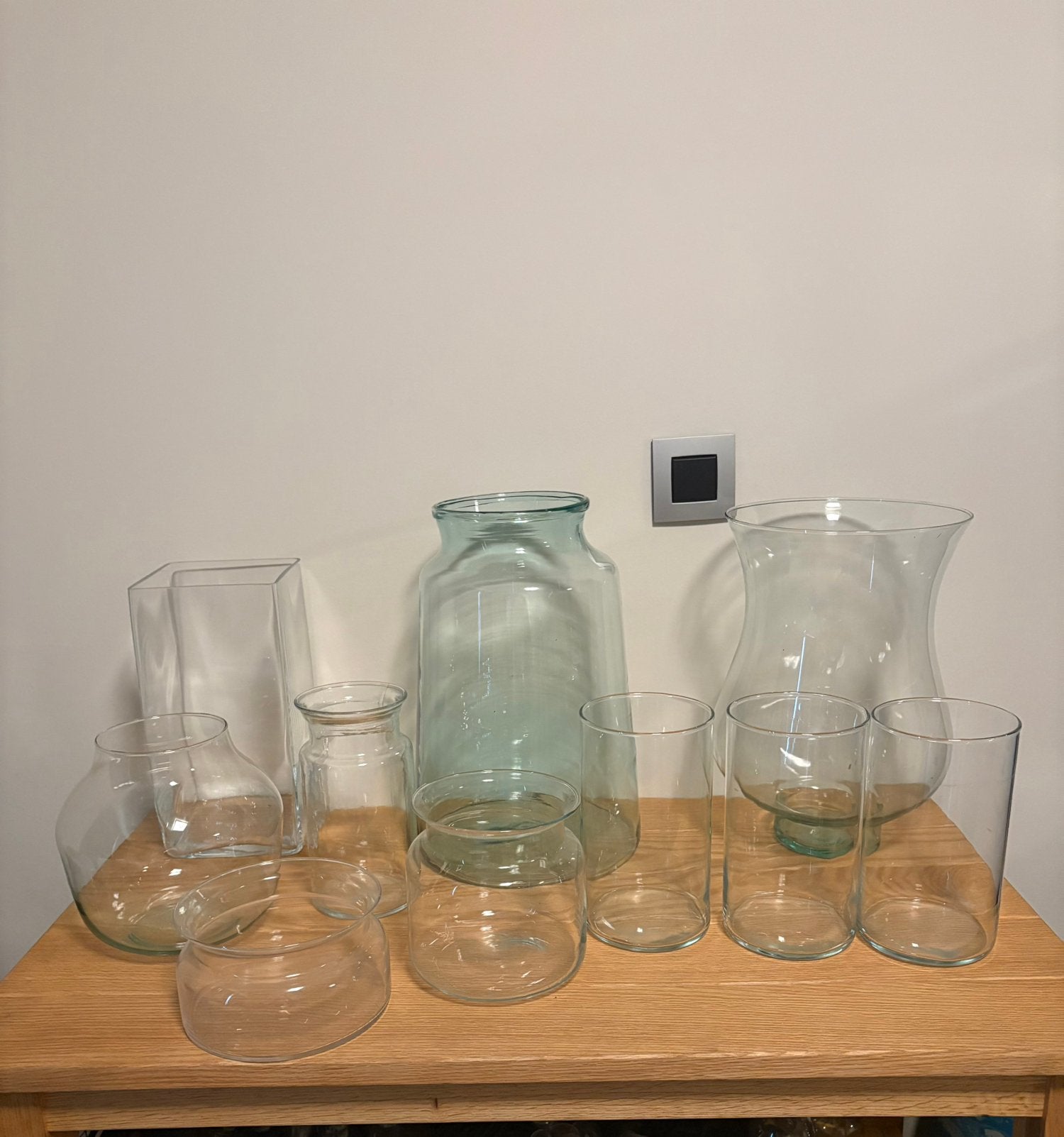 Glazen vazen, Ophalen, Transparant, Geschikt voor buiten, Glas