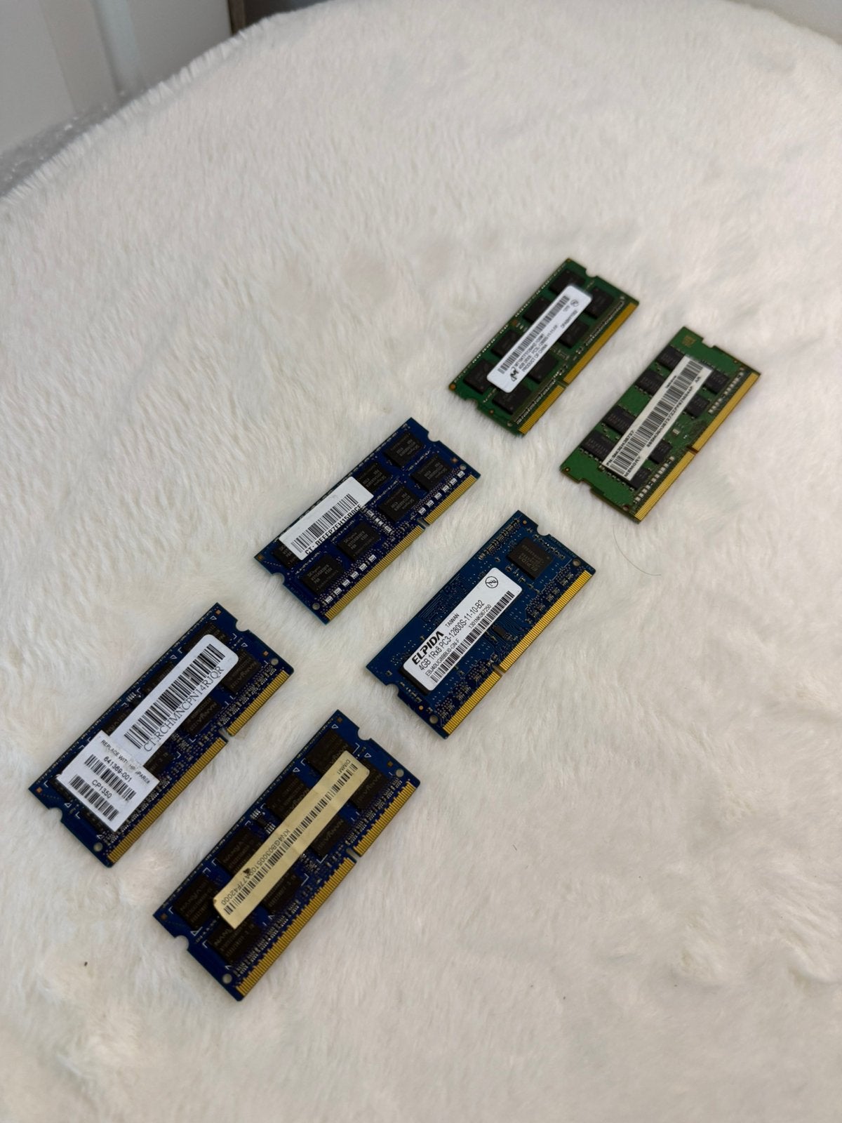 Lot 8 barretes de ram non testé, Enlèvement, Utilisé