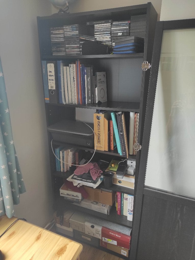 bibliothèque, 25 à 50 cm, Avec porte(s), Enlèvement, Utilisé