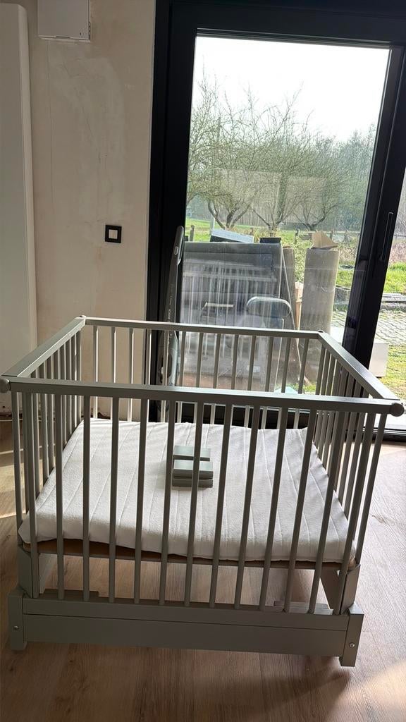 Pericles babypark 90x70cm met matras, Ophalen, Gebruikt, Rechthoekig, In hoogte verstelbaar