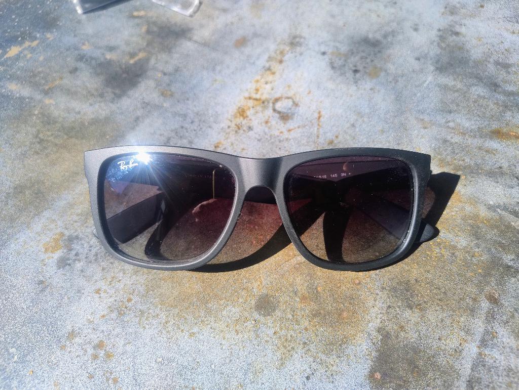 Rayban Justin RB4165 - Zonnebril, Ophalen, Zonnebril, Zwart, Zo goed als nieuw