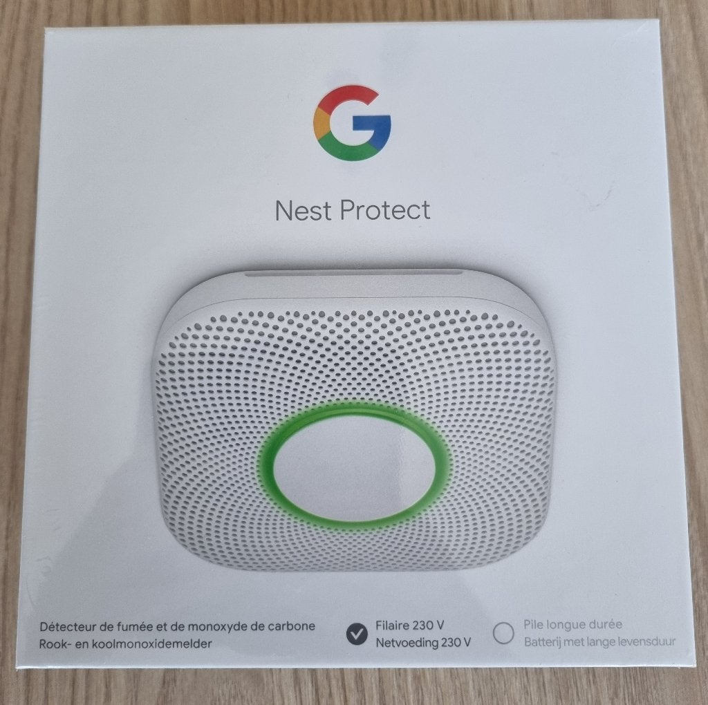 Rookmelder en koolstofmonoxidemelder Nest Protect, Doe-het-zelf en Bouw, Ophalen of Verzenden, Nieuw, Detector, Sensor of Melder