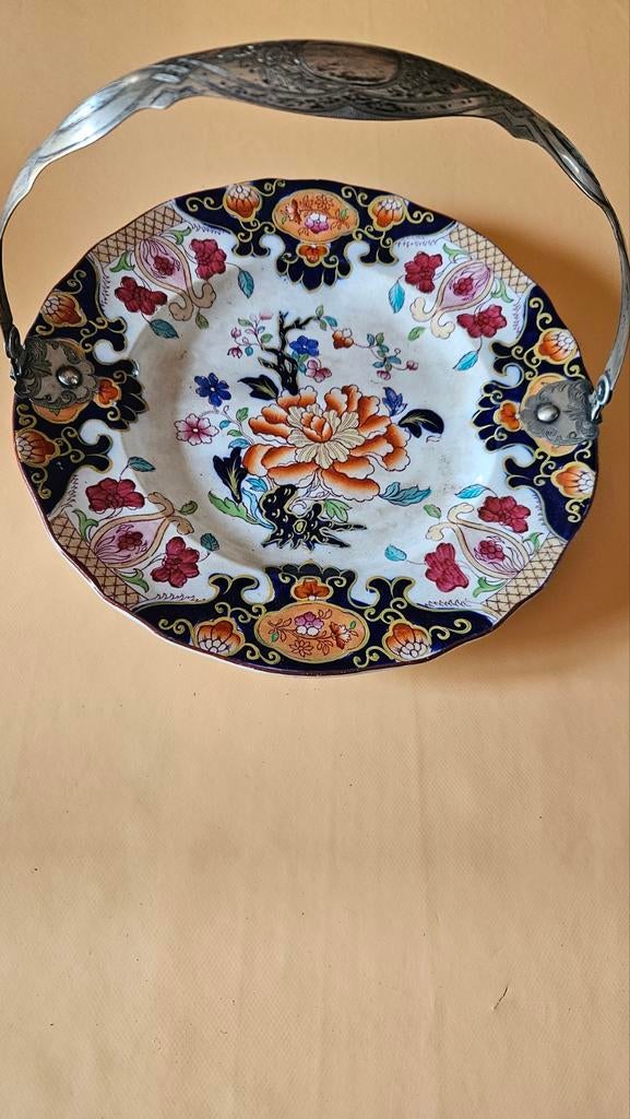 Antieke serveerschaal Mason’s Ironstone – Imari stijl – vroe, Antiek en Kunst, Ophalen of Verzenden