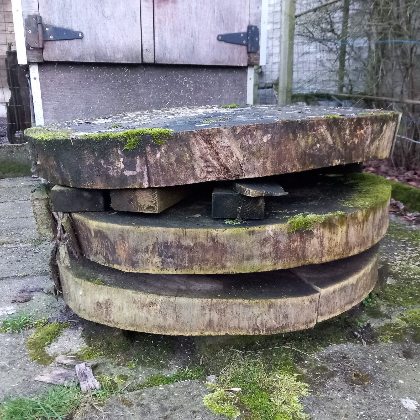 Boomschijven, Ophalen
