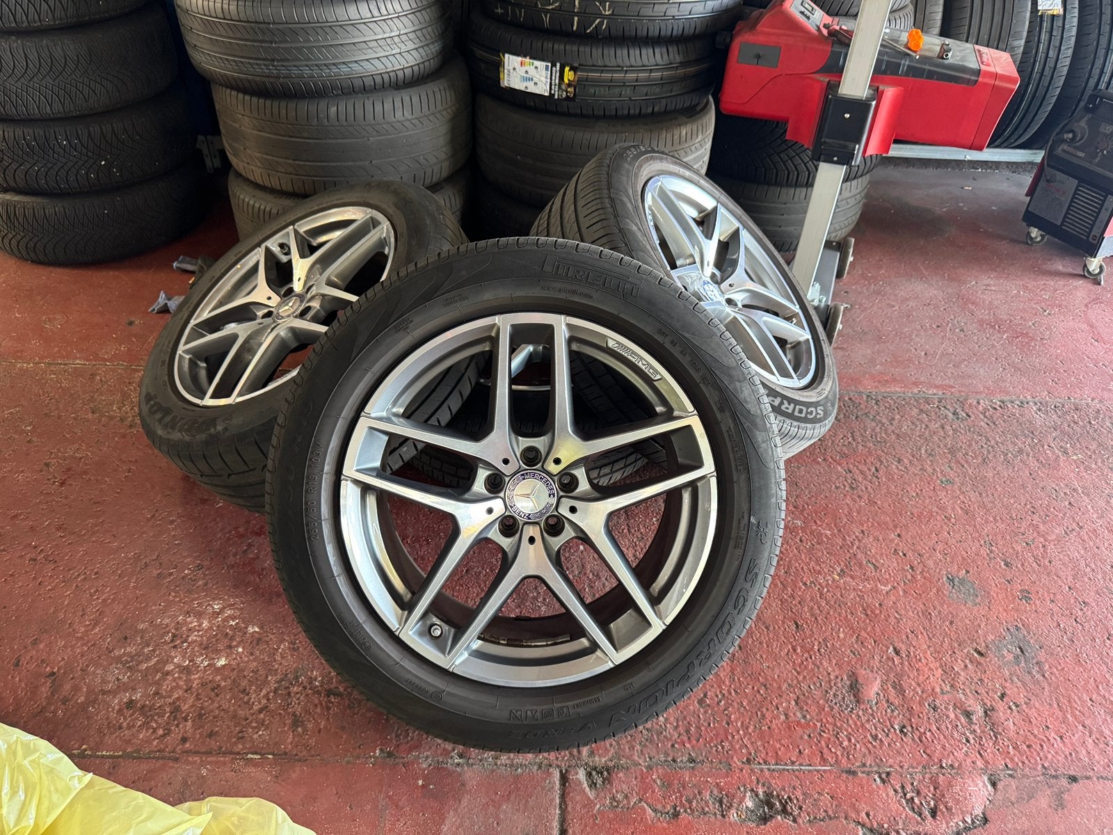 Mercedes GLC GLE AMG velgen 255/50 R19 235/50 R19 Origineel, Auto-onderdelen, Banden en Velgen, 255 mm, Velg(en), Nieuw, Terreinwagen