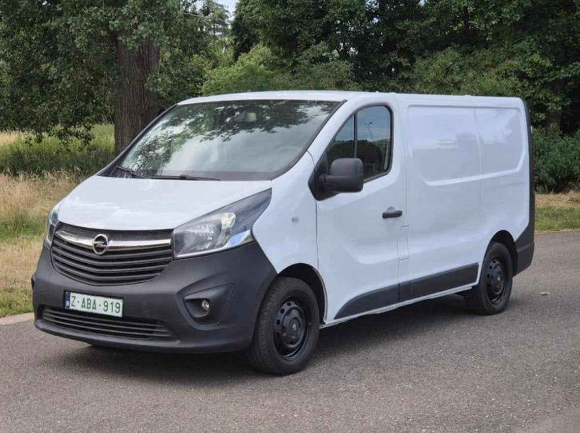 Opel vivaro 3-zit - 2016 - 1.6cdti - 130dkm - AC/Navi/camera, Stof, Zwart, 1600 cc, Wit