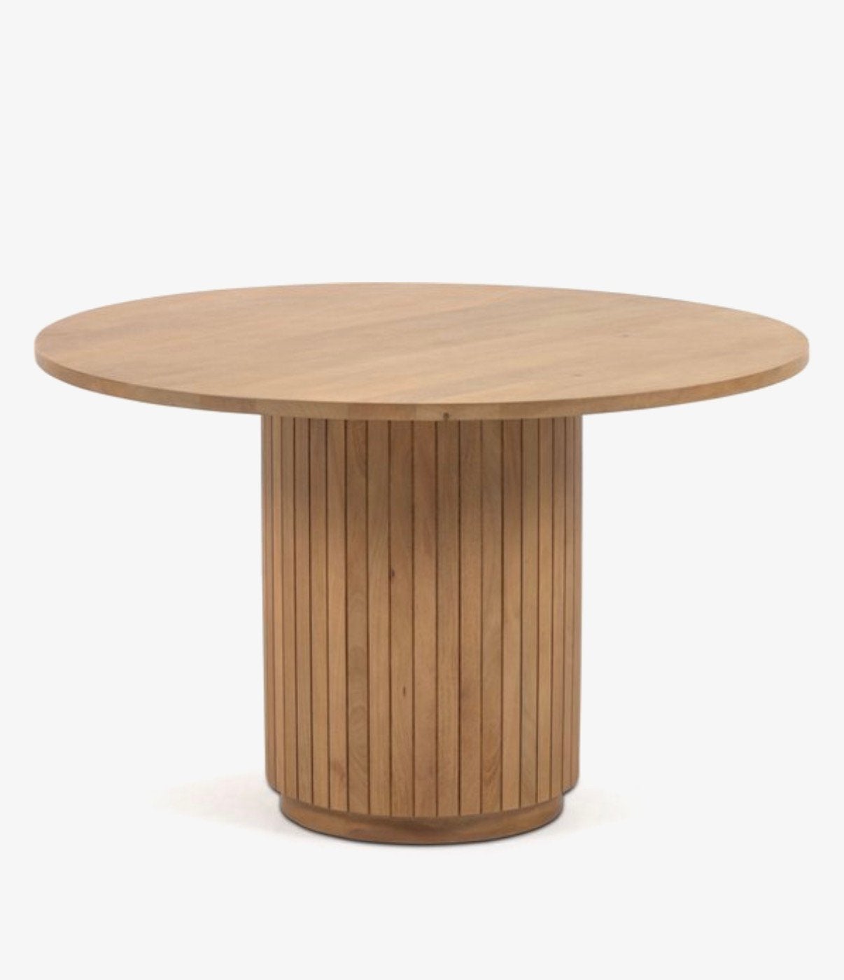 Table à manger ronde en manguier massif - 6 pers Kave Home, Neuf, 100 à 150 cm, Rond, 100 à 150 cm