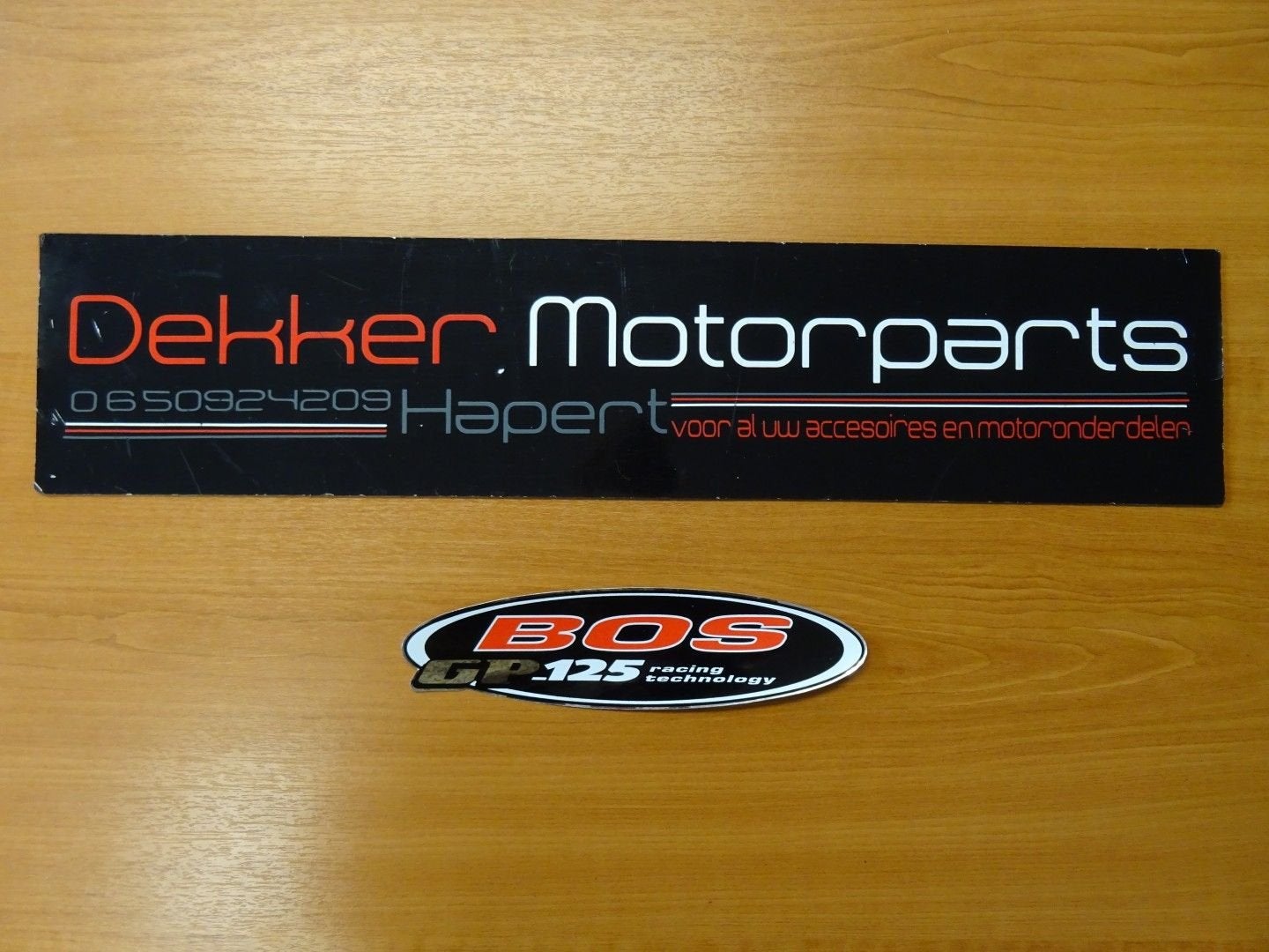 Bos Exhausts Uitlaat / Demper Sticker # Bos GP-125 Racing Te, Motos, Accessoires | Autocollants, Enlèvement ou Envoi, -, -, -