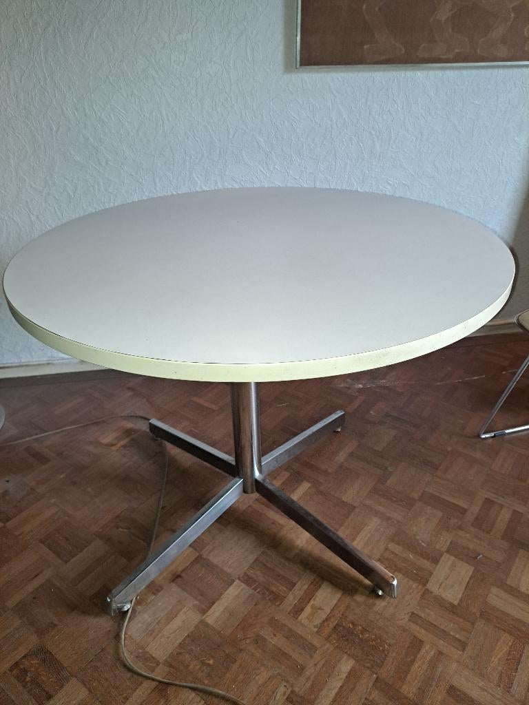 Formica woonkamer- uit de jaren zestig 90 cm te koop f.offre, Ophalen, Gebruikt, 50 tot 100 cm, Sixties