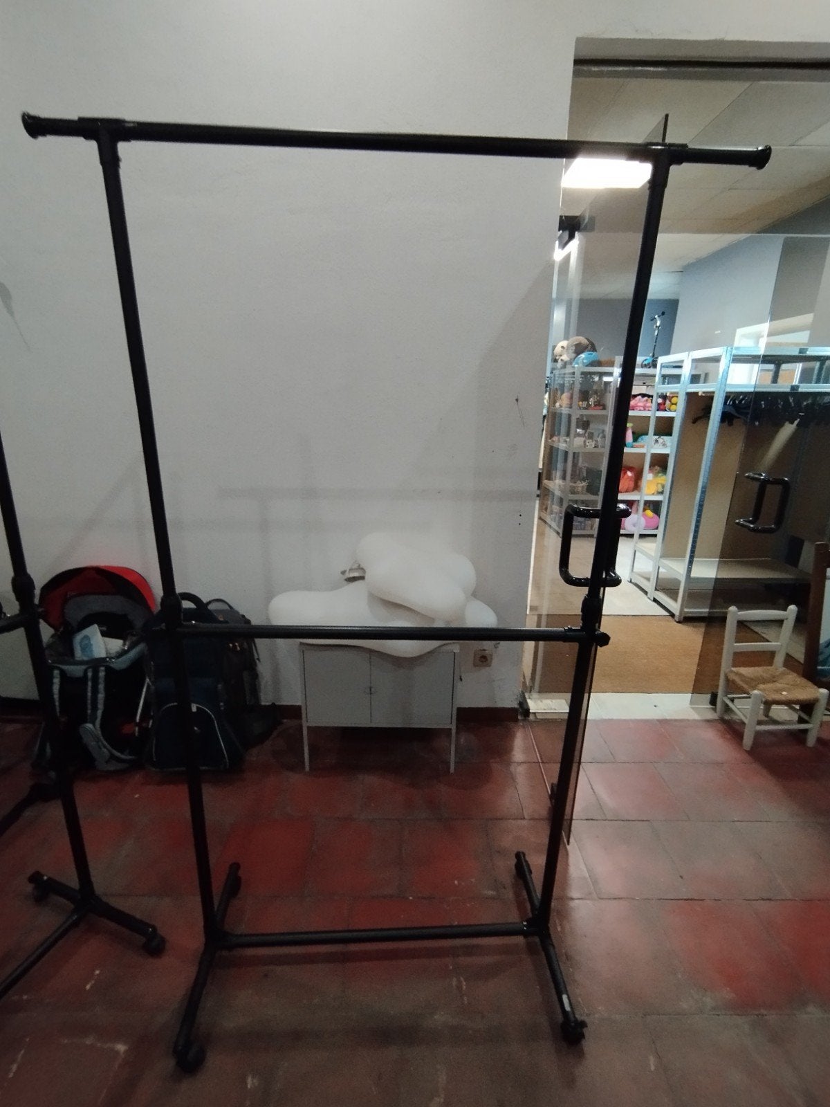 Portant à vêtements, Ophalen
