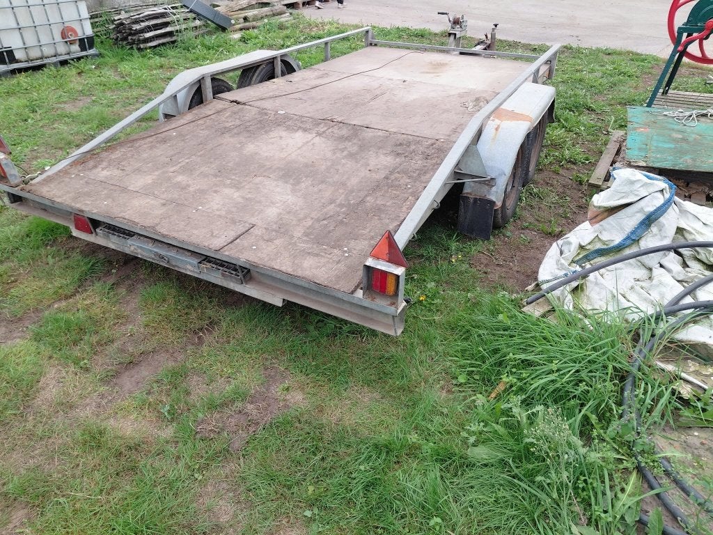 Aanhangwagen - autotransport, Ophalen, Gebruikt