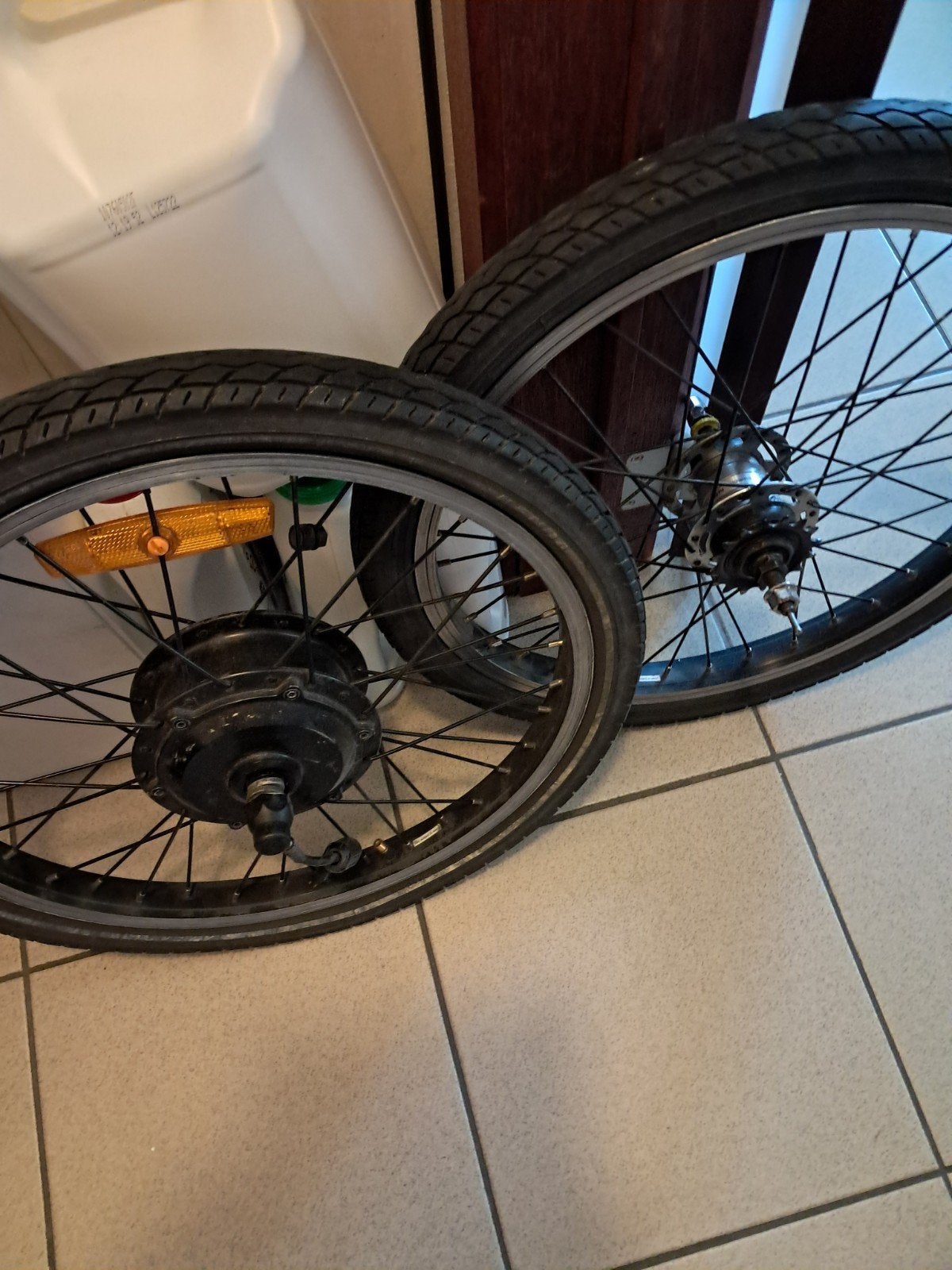 Wielen 20inch met motor, Ophalen