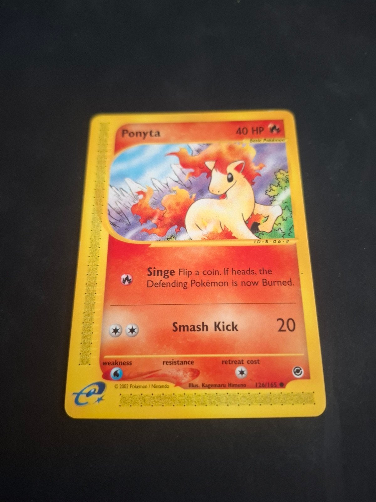 Carte Pokémon Ponyta 126/165 - Vintage, Enlèvement ou Envoi