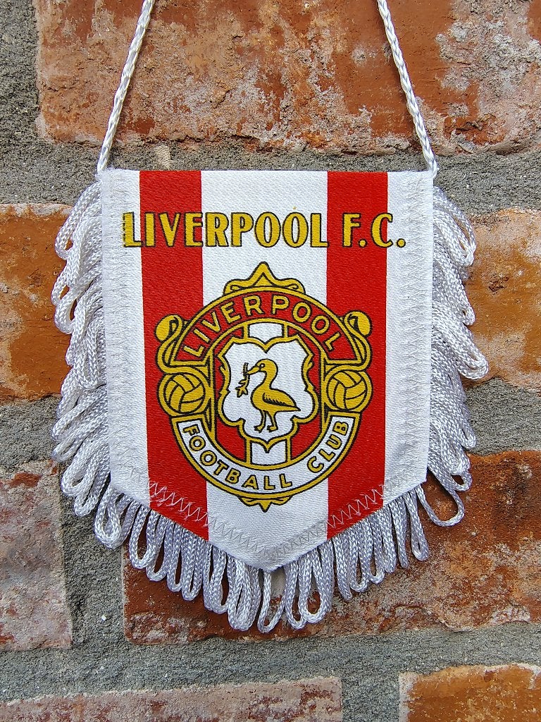 1980s FC Liverpool vintage fanion vaantje wimpel, Verzamelen, Ophalen of Verzenden