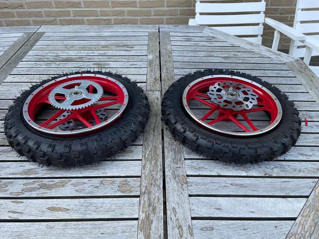 Velgen minibike off road step, Fietsen en Brommers, Ophalen, Zo goed als nieuw