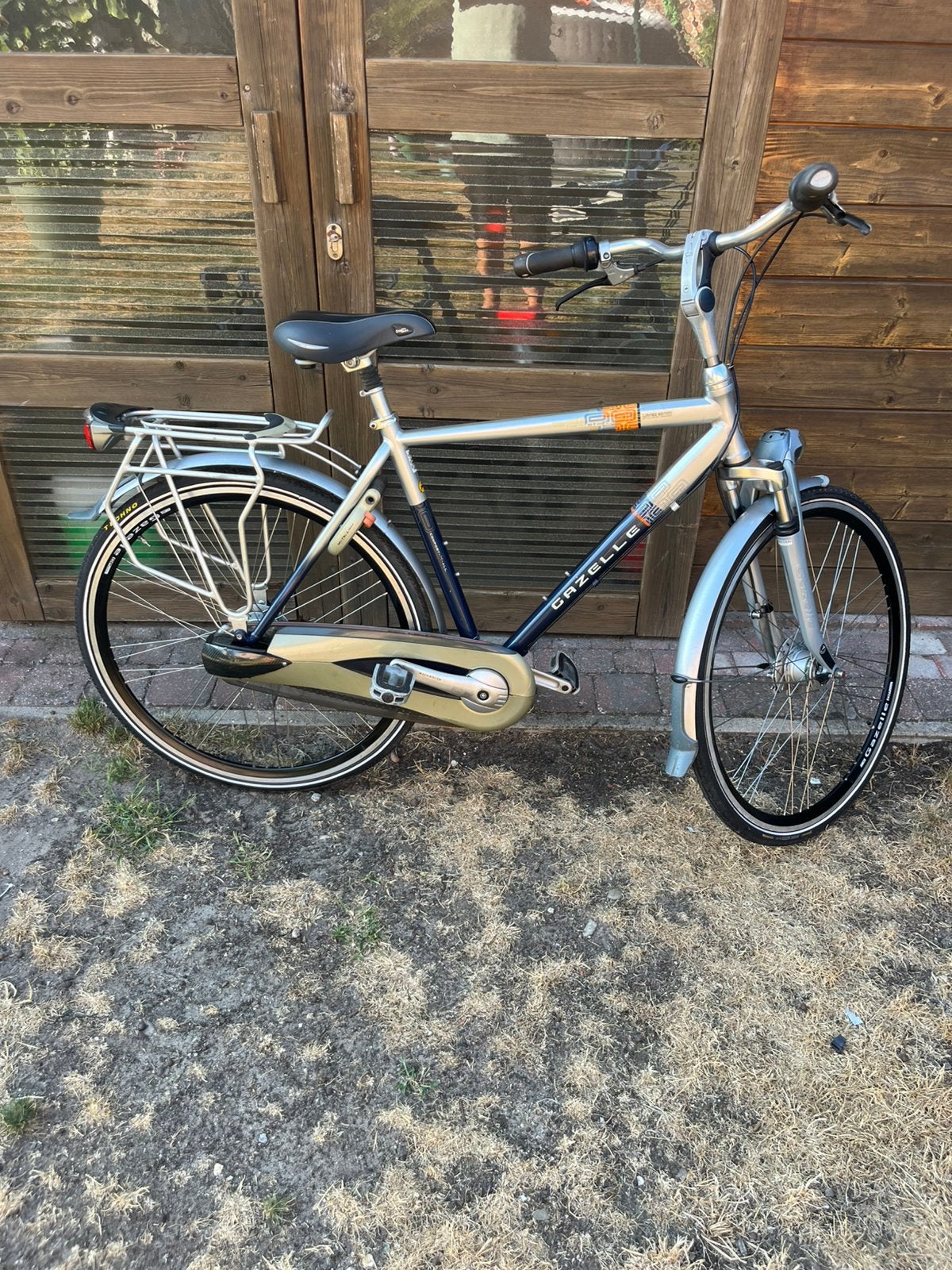Gazelle Orange herenfiets met 8 versnellingen, Vélos & Vélomoteurs, Vitesses, Frein à tambour, Comme neuf, Enlèvement