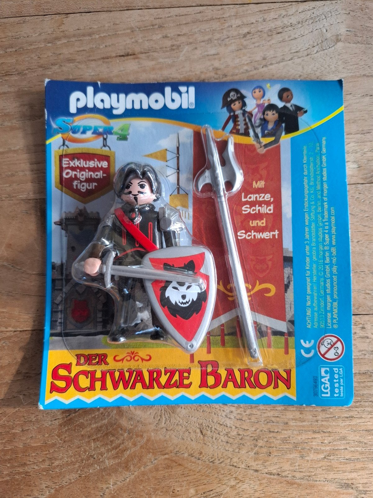 Playmobil dévoile la nouvelle figurine Super 4 Black Baron d, Neuf, Enlèvement ou Envoi, Knights, Figurines